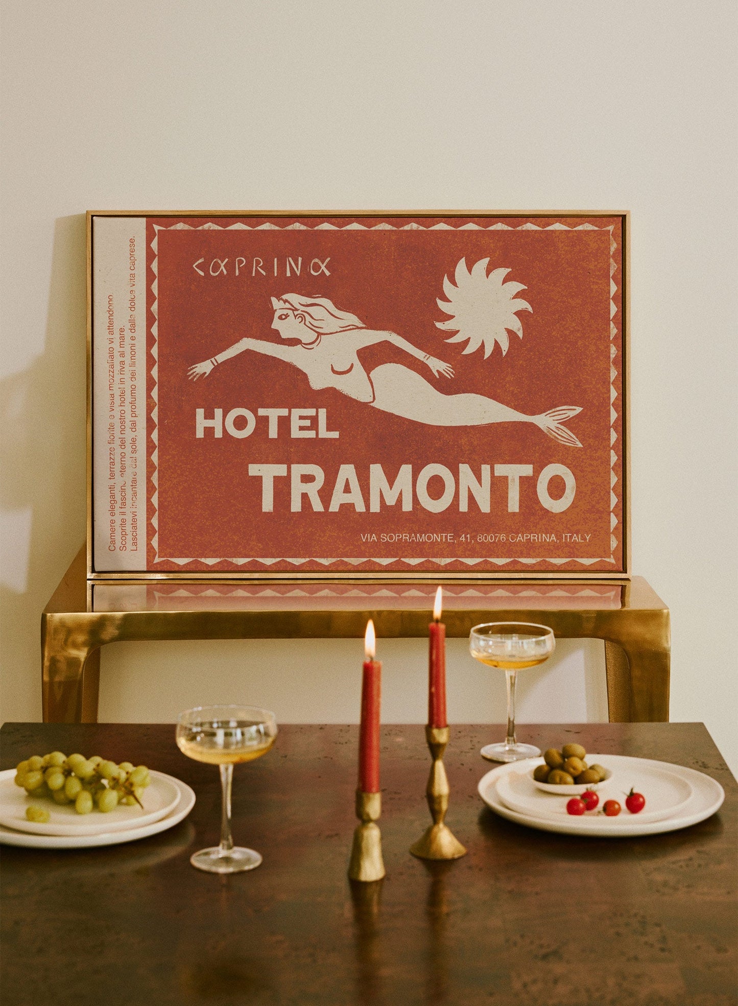 Hotel Tramonto, Poster