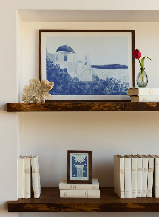 Postcard from Santorini, Poster